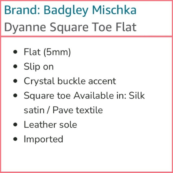 💎BADGLEY MISCHKA Dyanna Pave Flats Sz 6 USE $10 off wQR Code🤗 - Picture 8 of 10